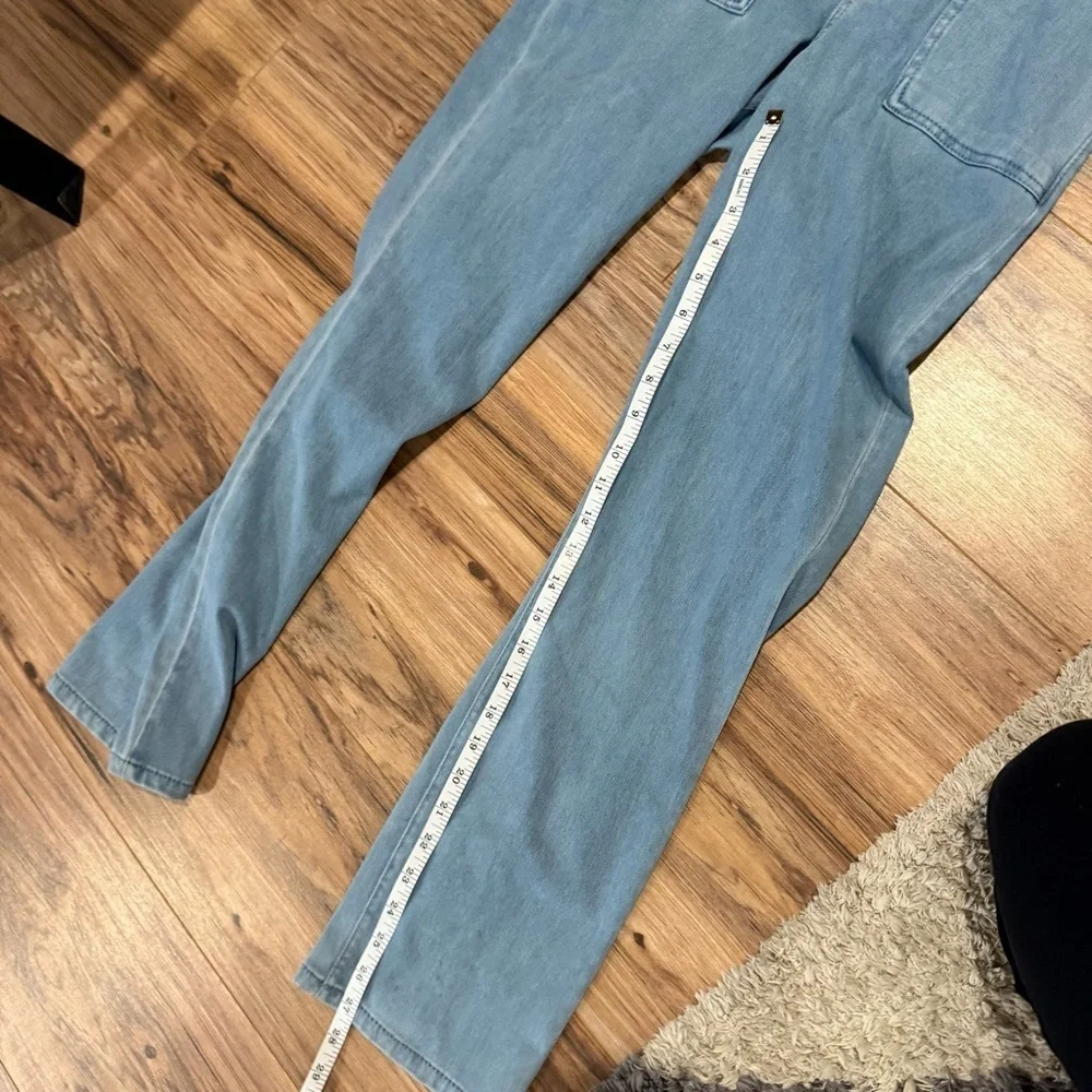 Good American Fit for Success Denim Jumpsuit Overalls